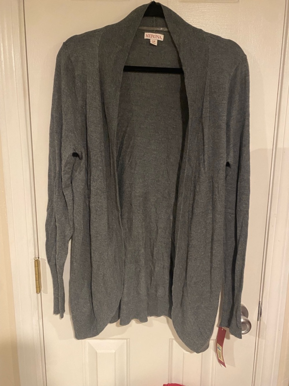Merona Gray Open-Front Women's Cardigan